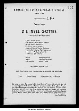 Die Insel Gottes