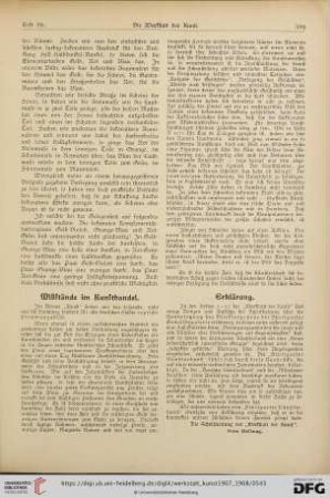 Mißstände im Kunsthandel