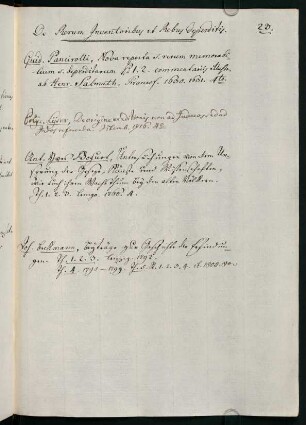 23, D. De rerum inventoriubus et rebus deperditis