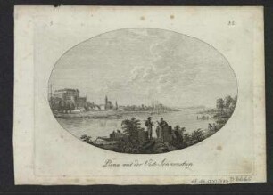 Ansicht von Pirna, Stich, 1810? : Pirna mit der Veste Sonnenstein / Veith del.. Fr. Endler sc.. - [S.l.] , [um 1810?]. - 1 Kunstbl. : Stich ; 14 x 9 cm