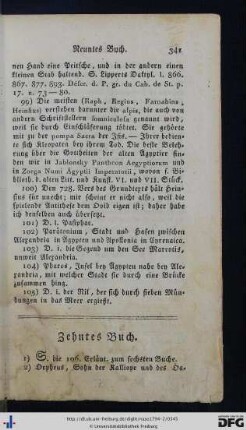 Zehntes Buch.