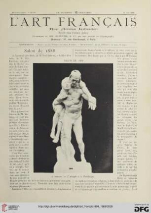 No. 60 (16 Juin 1888) – No. 69 (18 Août 1888)