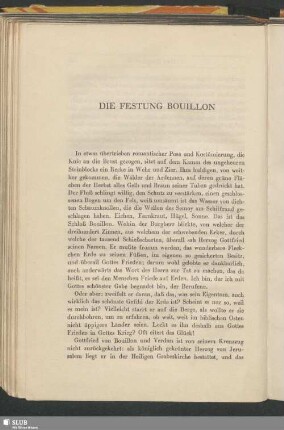 Die Festung Bouillon