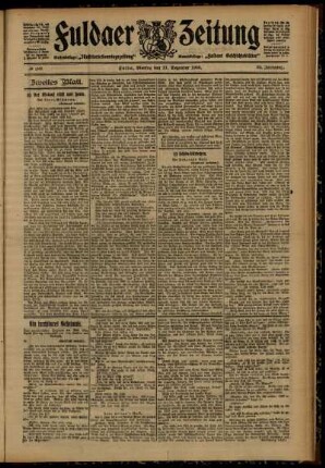 Zweite Ausgabe vom Montag, den 17. Dezember 1906.