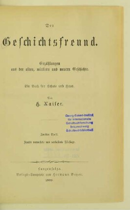 Theil 2: [Enthaltend Denkwürdigkeiten und Lebensbeschreibungen aus der Geschichte der Römer]