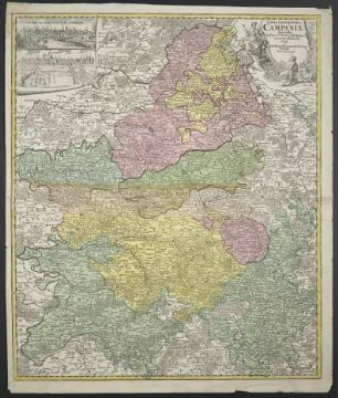 Tabula Geographica Campaniae specialis : in suas sic dictas Electiones accurate distincta