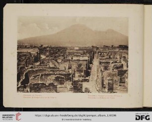 2. Panorama col Vesuvio - Panorama de Pompéi avec vue du Vésuve - Panorama of Pompeii with view of Vesuvius - Panorama von Pompeji mit Vesuv