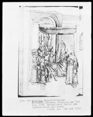 Chronik des Konstanzer Konzils — ---, Folio 103versoBildseite Zeichnung