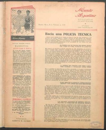 Hacia una policía técnica