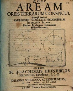 Aream Orbis Terrarum Conspicui