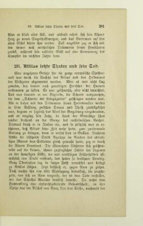28. Attilas letzte Thaten und sein Tod