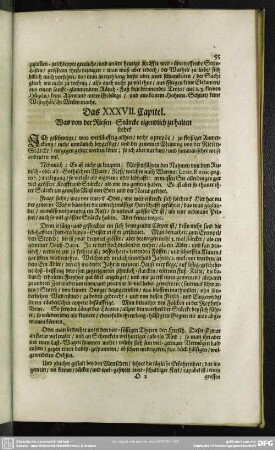 Das XXXVII. Capitel. Was von der Riesen-Stärcke eigentlich zu halten stehe?