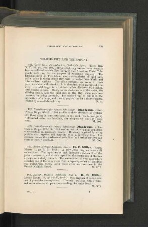 Telegraphy And Telephony.