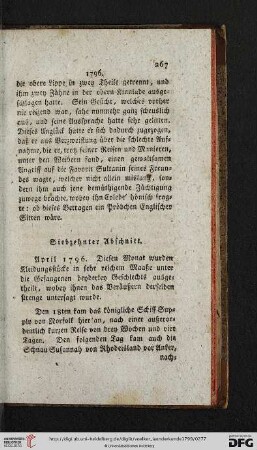 Siebzehnter Abschnitt