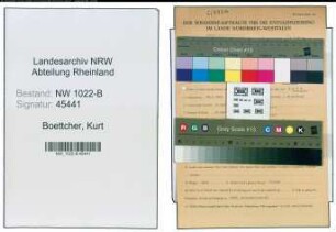Entnazifizierung Kurt Boettcher , geb. 12.07.1907 (Kaufmaennischer Angestellter)