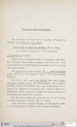 Verkaufs-Bedingungen / Aufträge