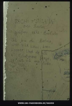 USCHi + SiLVIA aus Berlin grüßen alle berliner Ick bin een Balina, wat icke kann, kann keener, Und eh ick n' Schutzmann frage, valof ick ma lieba.
