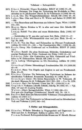 7. Kultur- und Sittengeschichte
