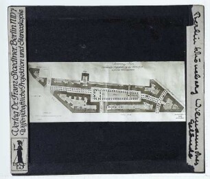 Berlin-Schöneberg, Ceciliengärten,Wolf (Paul), Bebauungsplan für sog. Willmannsches Gelände (später Ceciliengärten) (Zeichnung)