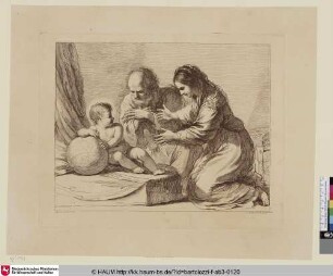 [Virgin Mary, Joseph and Child with a Globe; Die Heilige Familie mit der Weltkugel]