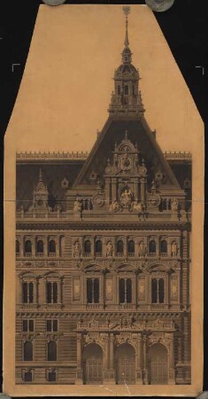 Rathaus, Hamburg: Fassadenausschnitt