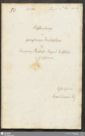 Beschreibung der gangbaren Grubenbaue bey Churprinz Friedrich August Erbstolln zu Großschirma - 18.6698 4.