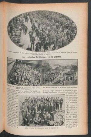 Las colonias británicas en la guerra