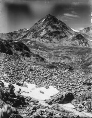 Corno Nero : Jungen unterhalb des Gipfels des Corno Nero (4321m)