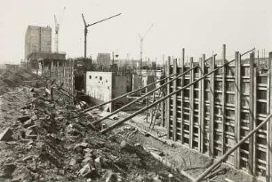 Dresden, Prager Str. Baustelle, 1966