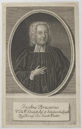 Bildnis des Jacobus Bruckerus