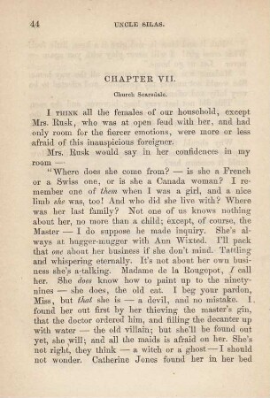 Chapter VII. Church Scarsdale