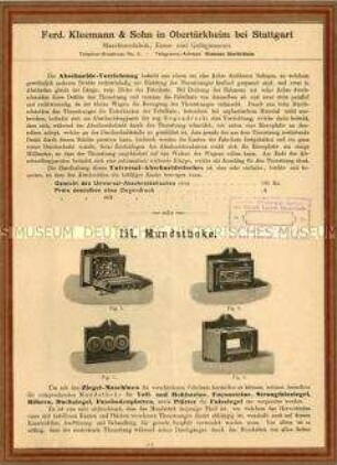 Mundstücke für Ziegelei