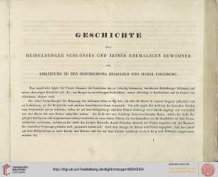 Geschichte des Heidelberger Schlosses und seiner ehemaligen Bewohner