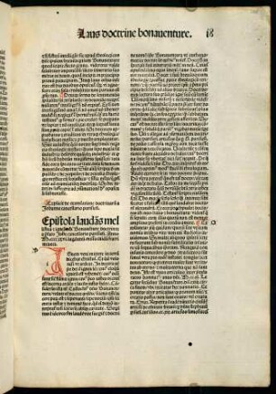 244r-246r, Epistola laudans mellifluam et igneam domini Bonaventure doctrinam...