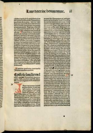 244r-246r, Epistola laudans mellifluam et igneam domini Bonaventure doctrinam...