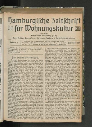 Nummer 18 September 1909