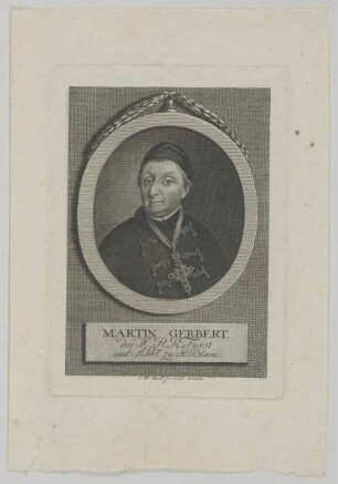 Bildnis des Martin Gerbert