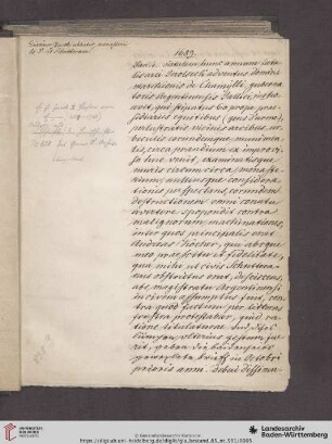 Diarium 1689