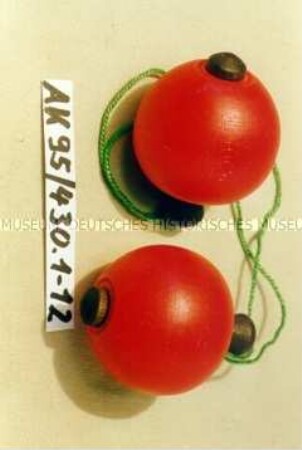 Seiffener Christbaumschmuck: 12 Äpfel, rot