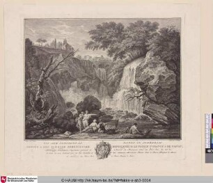 Vue aux environs de Narni en Lombardie
