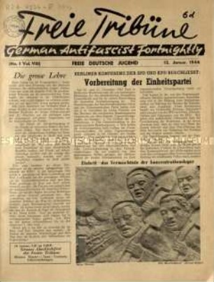 Freie Tribüne. 8. Jahrgang. 1946