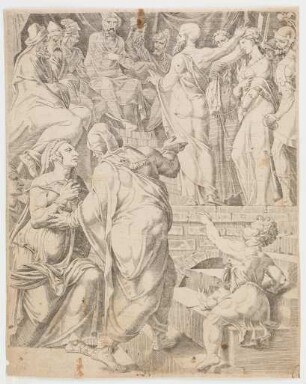 The elders accusing Susanna of adultery
