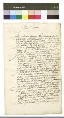 Indulgenzbrief des Papstes Innozenz XI. für die Erlöser-Bruderschaft