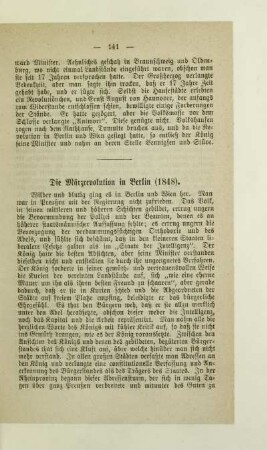Die Märzrevolution in Berlin (1848)