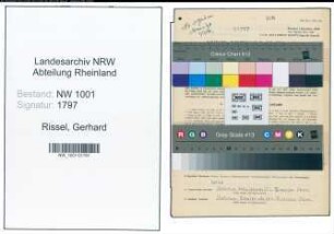 Entnazifizierung Gerhard Rissel, geb. 24.12.1891 ()