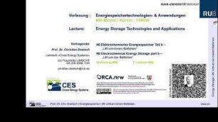 Energiespeichertechnologien- & Anwendungen: 6 b. Elektrochemische Energiespeicher - Lithium-Ionen-Batterie