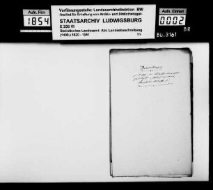 Schriftwechsel mit verschiedenen Partnern um Material für die OAB