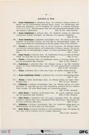 Arbeiten in Glas (Nr. 804-837)