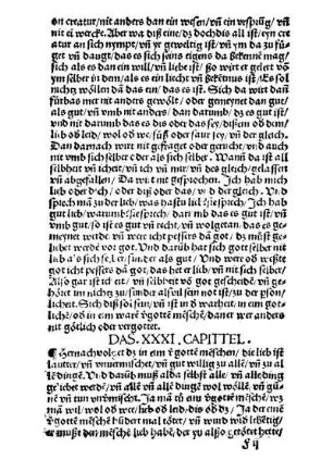 Das XXXI. Capittel