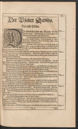 Der Psalter Davids.